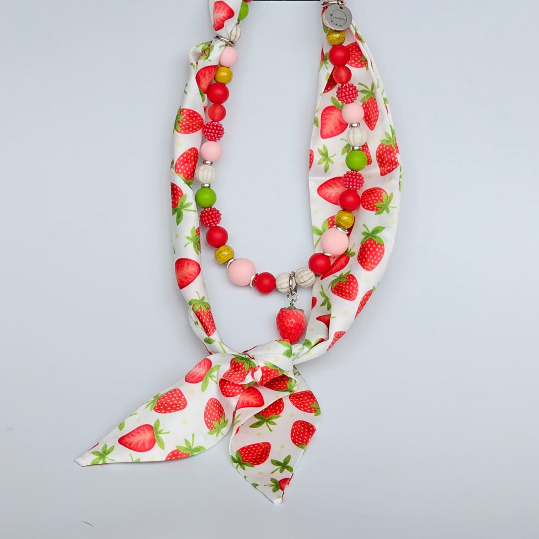 LivalaPip™ - Bandana Ketting - Strawberry Sensation