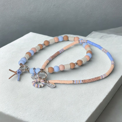 LivalaPip™ - Ketting - Katsuki Peach Blue