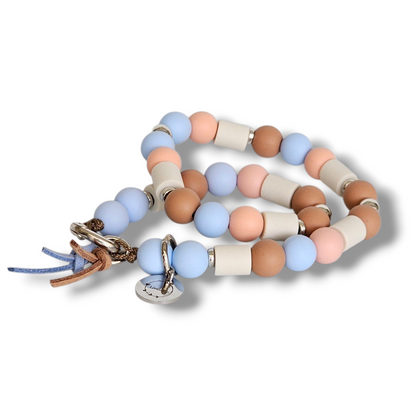 LivalaPip™ - Anti-tekenketting - Peach Blue