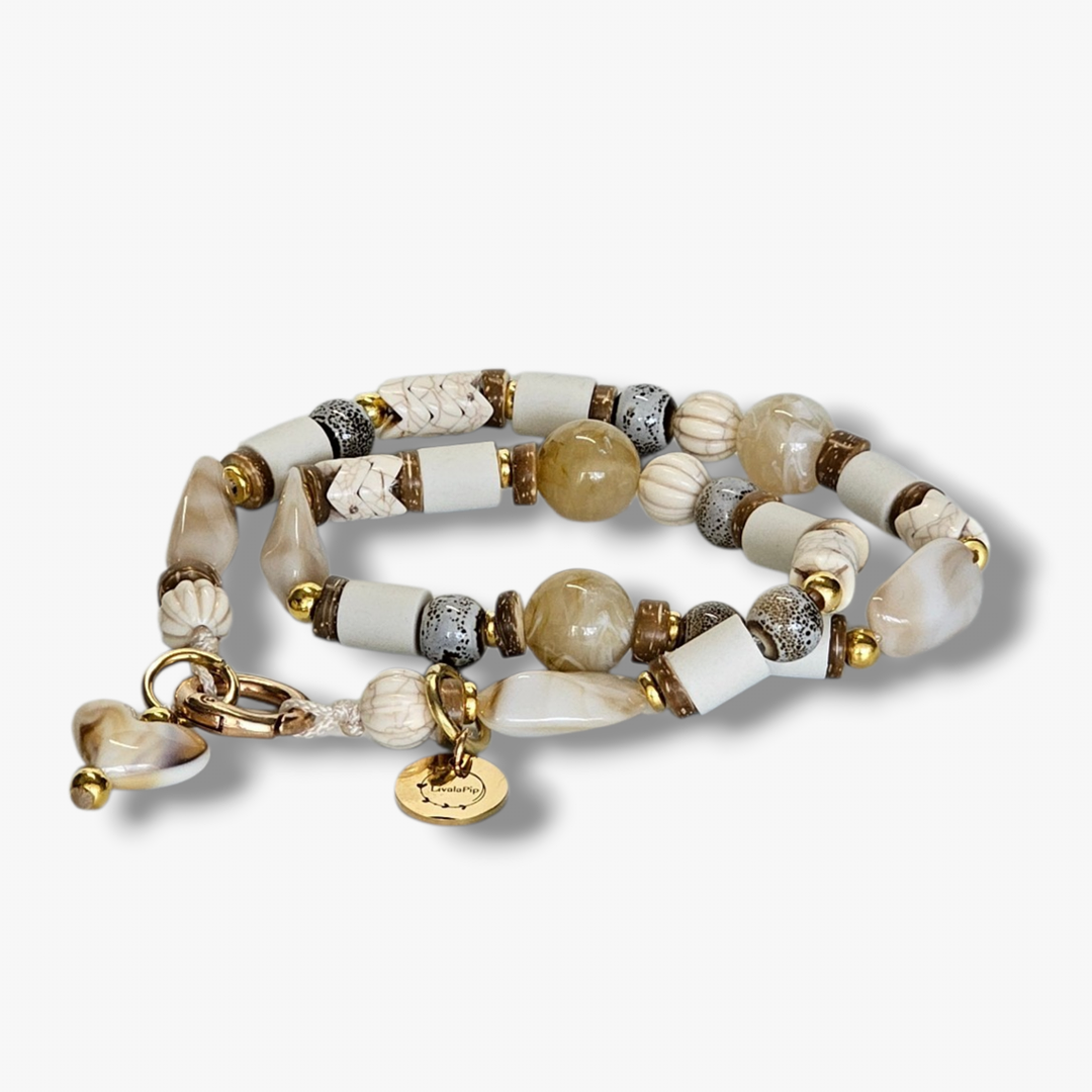 LivalaPip™ - Anti-tekenketting - Sand Glow