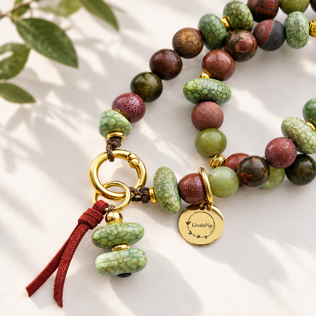 LivalaPip™ - Ketting  - Moss & Merlot