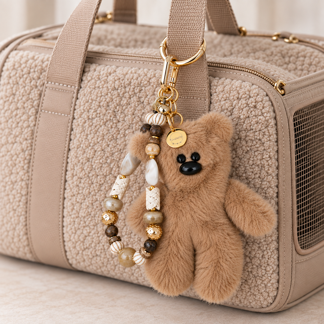 Liva.Jewelz ™ - Tas/Sleutel Hanger - Teddy Chic