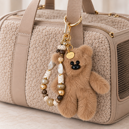 Liva.Jewelz ™ - Tas/Sleutel Hanger - Teddy Chic