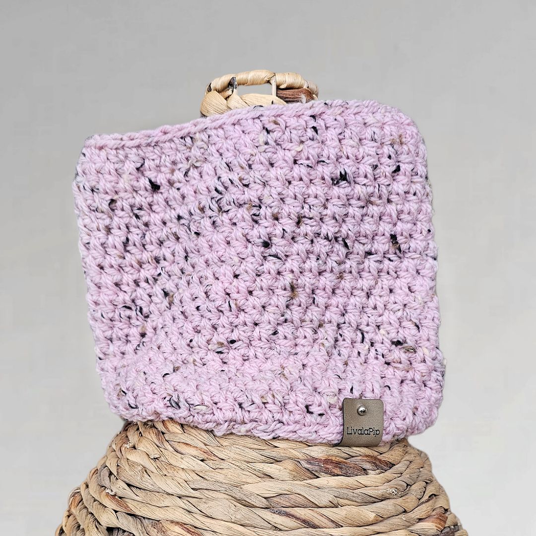 LivalaPip™ - Col sjaal Tweed -  Pink