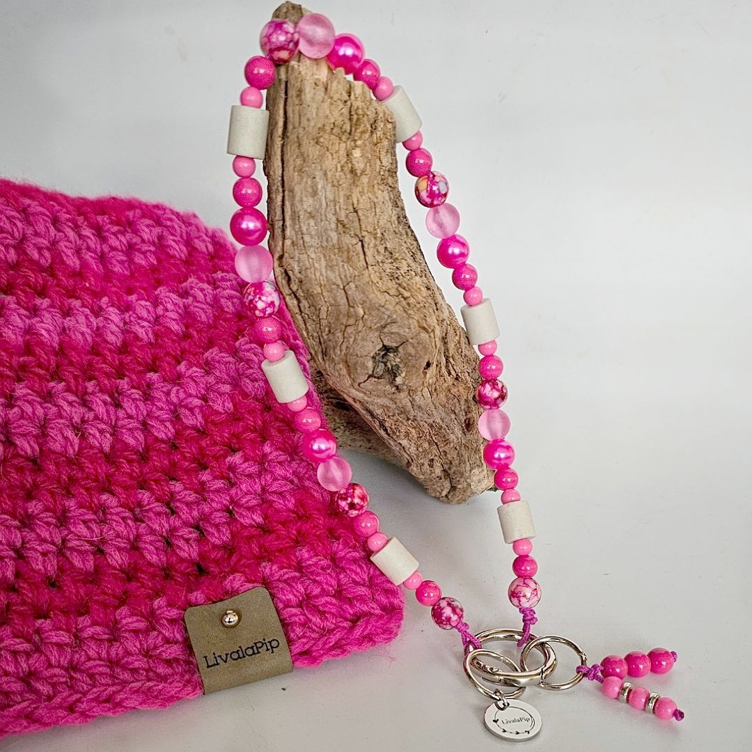 LivalaPip™ - Anti-tekenketting - Fuchsia Fusion