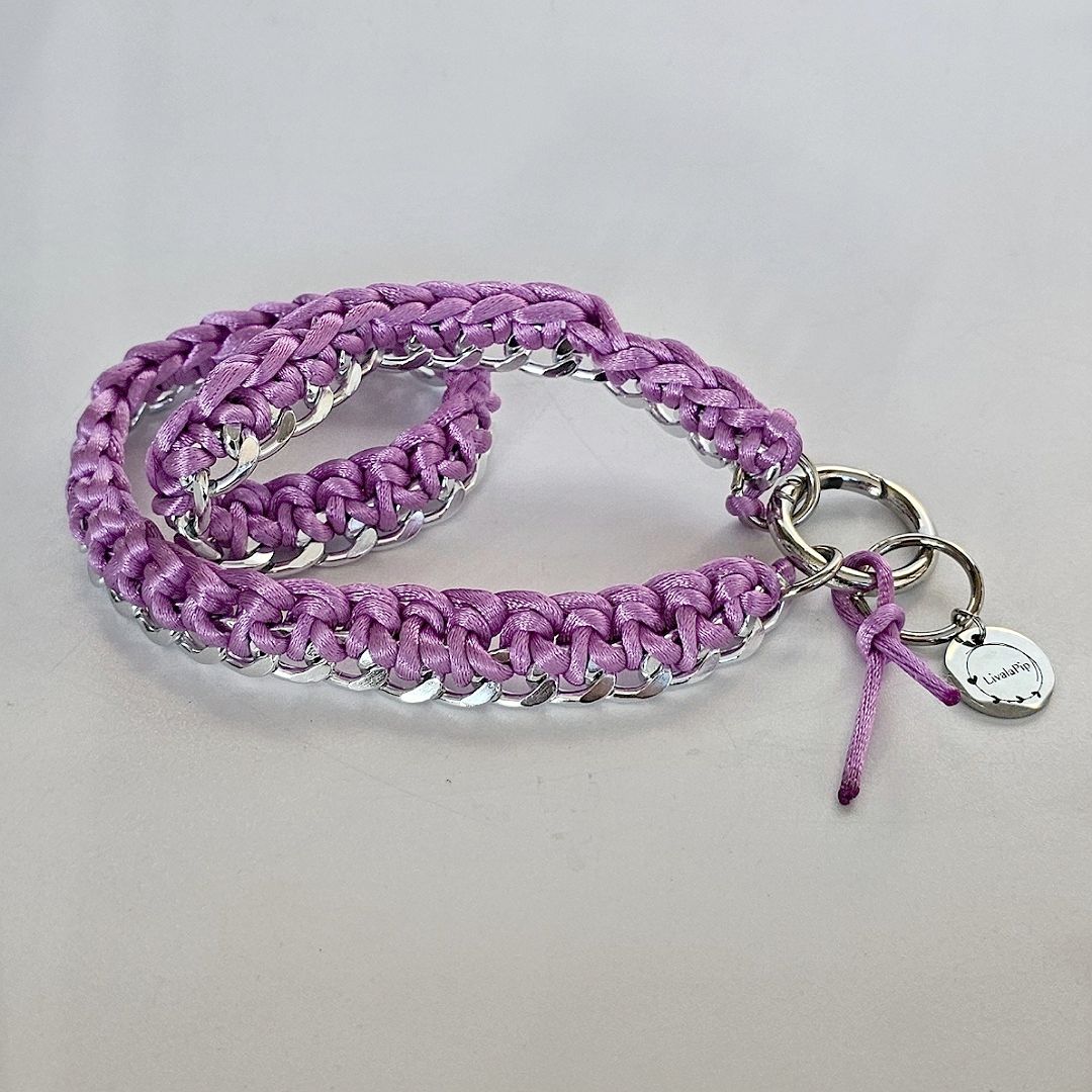 LivalaPip™ - Ketting - Schakel - Metal Purple