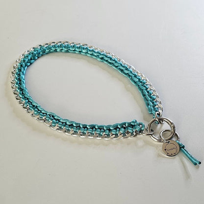 LivalaPip™ - Ketting - Schakel - Metal Aqua