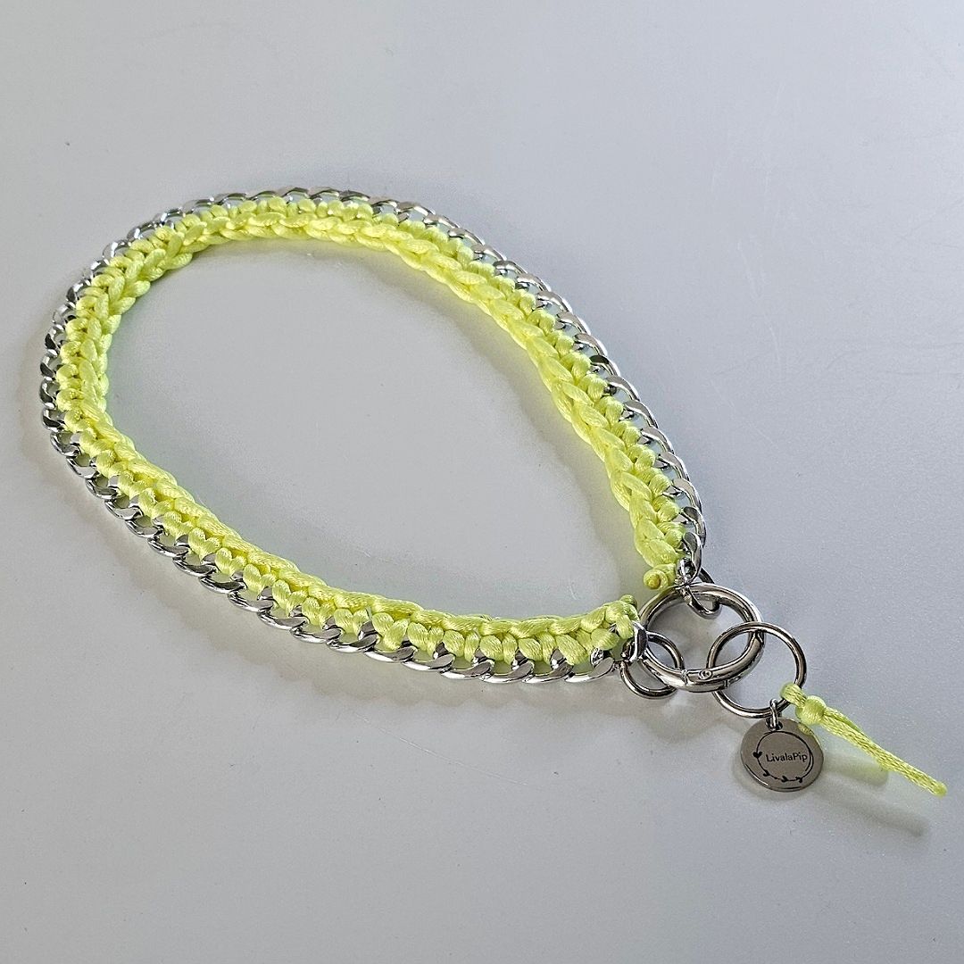 LivalaPip™ - Ketting - Schakel - Metal Yellow