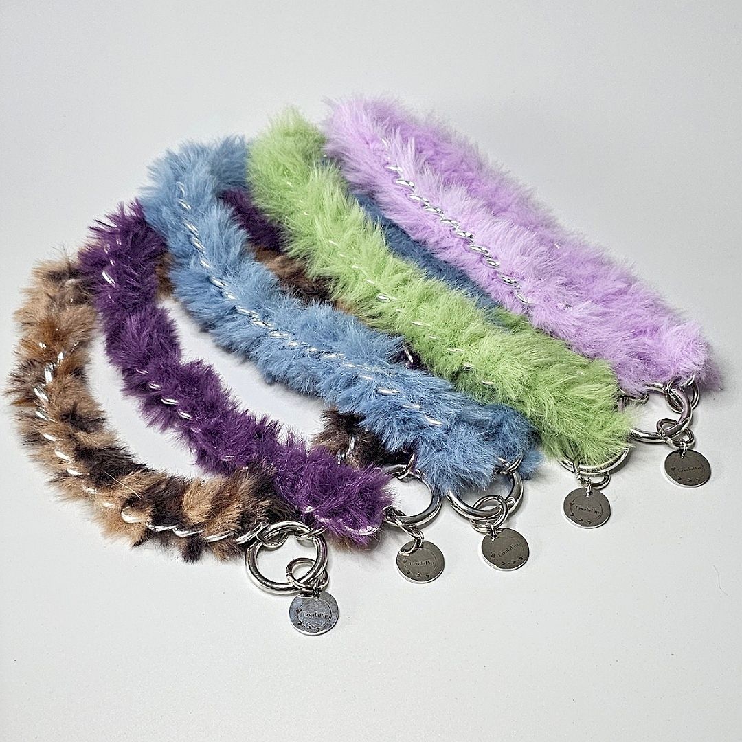 LivalaPip™ - Ketting - Schakel - Metal Fluffy Pistache