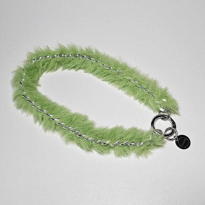 LivalaPip™ - Ketting - Schakel - Metal Fluffy Pistache