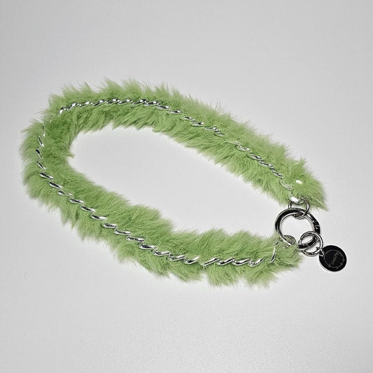 LivalaPip™ - Ketting - Schakel - Metal Fluffy Pistache