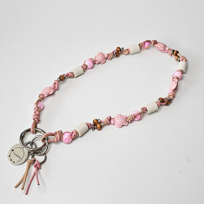 LivalaPip™ - Anti-tekenketting - Turtle Roze/Beige