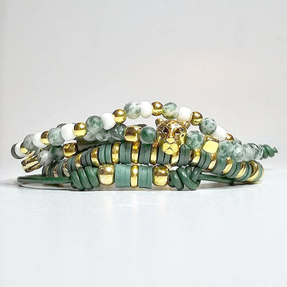 Liva.Jewelz™ - Armbanden set - Green Guardian