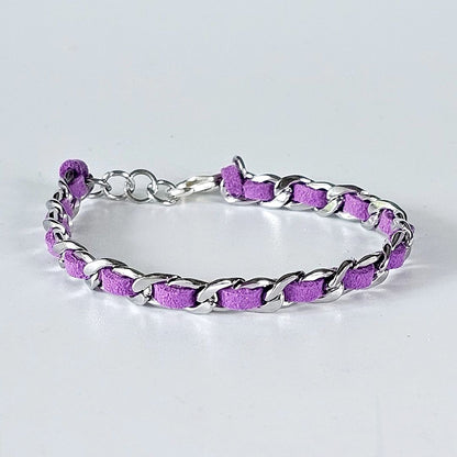 Liva.Jewelz™ - Armbanden - Steel Lavender