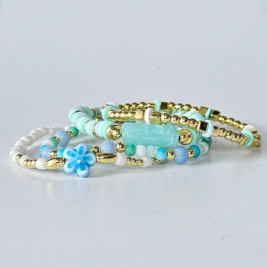 Liva.Jewelz™ - Armbanden set - Ocean Breeze