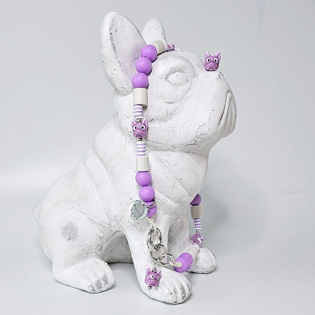 LivalaPip™ - Anti-tekenketting - Frenchie Purple Joy