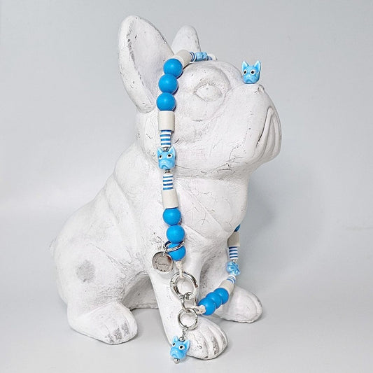 LivalaPip™ - Anti-tekenketting - Frenchie Blue Bliss