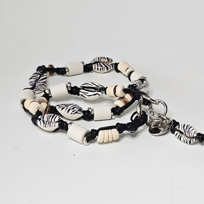 LivalaPip™ - Anti-tekenketting - Schelpen Zebra