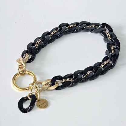 LivalaPip™ - Ketting - Schakel - Midnight Luxe