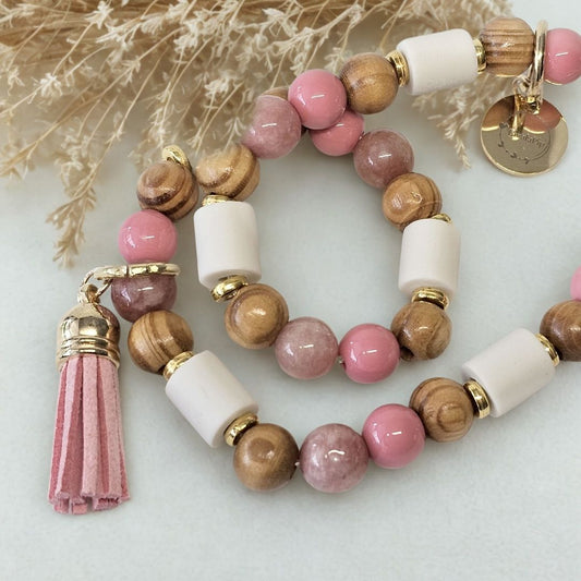 LivalaPip™ - Anti-tekenketting - Boho Blushwood