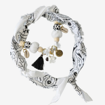 LivalaPip™ - Bandana Ketting - Ibiza White