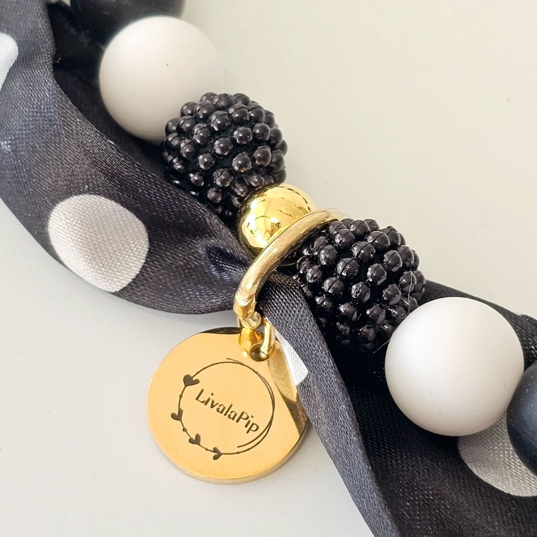 LivalaPip™ - Bandana Ketting - Polkadot