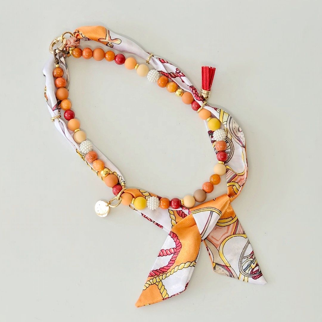LivalaPip™ - Bandana Ketting -Autumn Spice