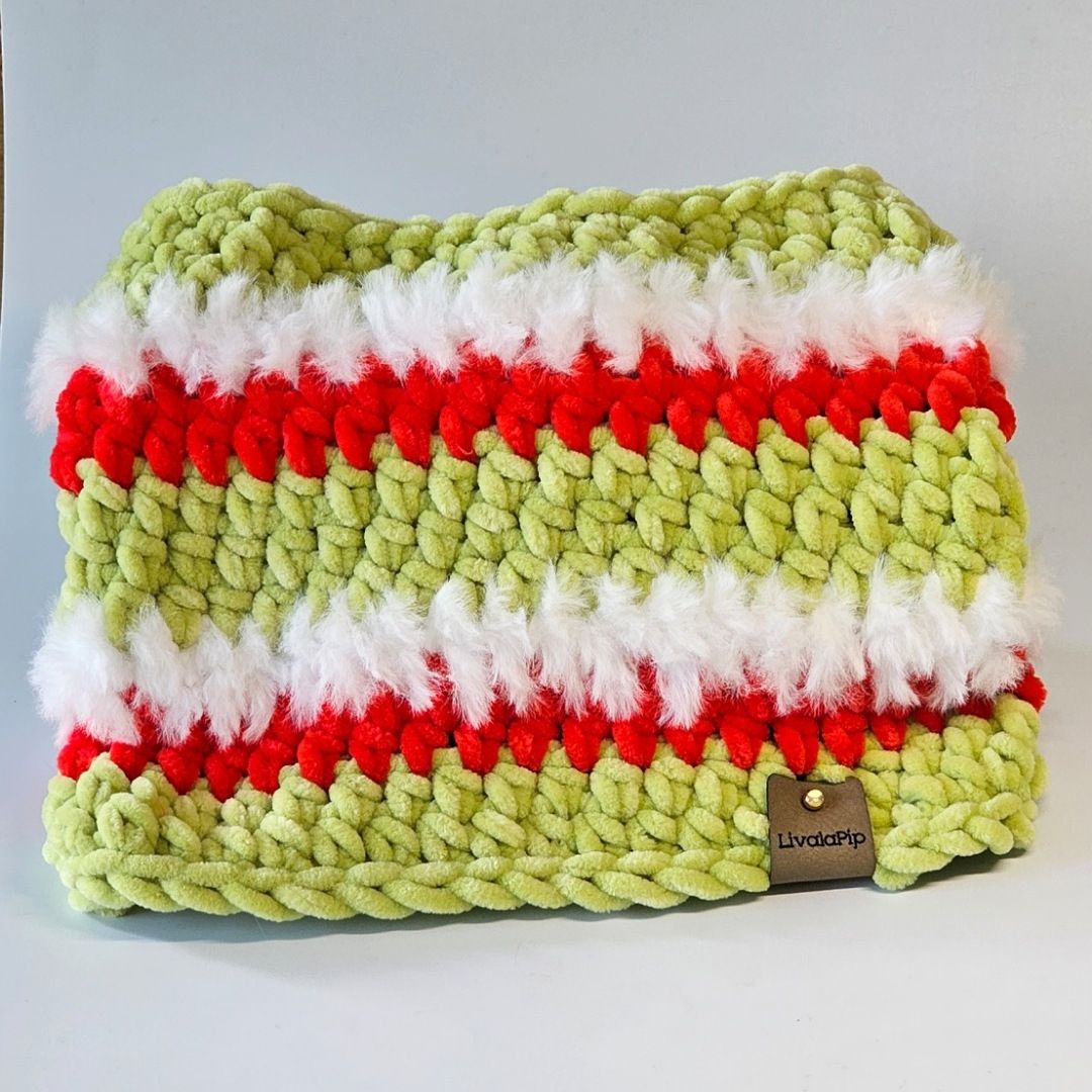 LivalaPip™ - Col sjaal Kerst - Grinch-Approved