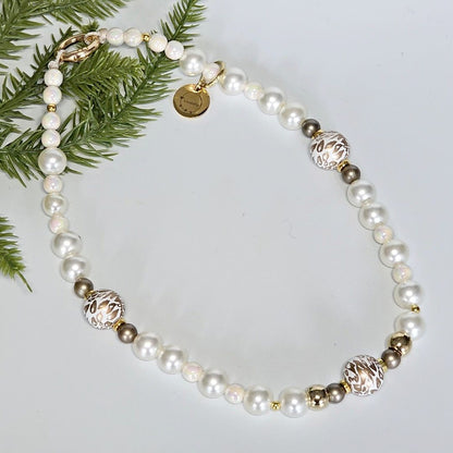 LivalaPip™ - Ketting - Kerst - Winter Pearl