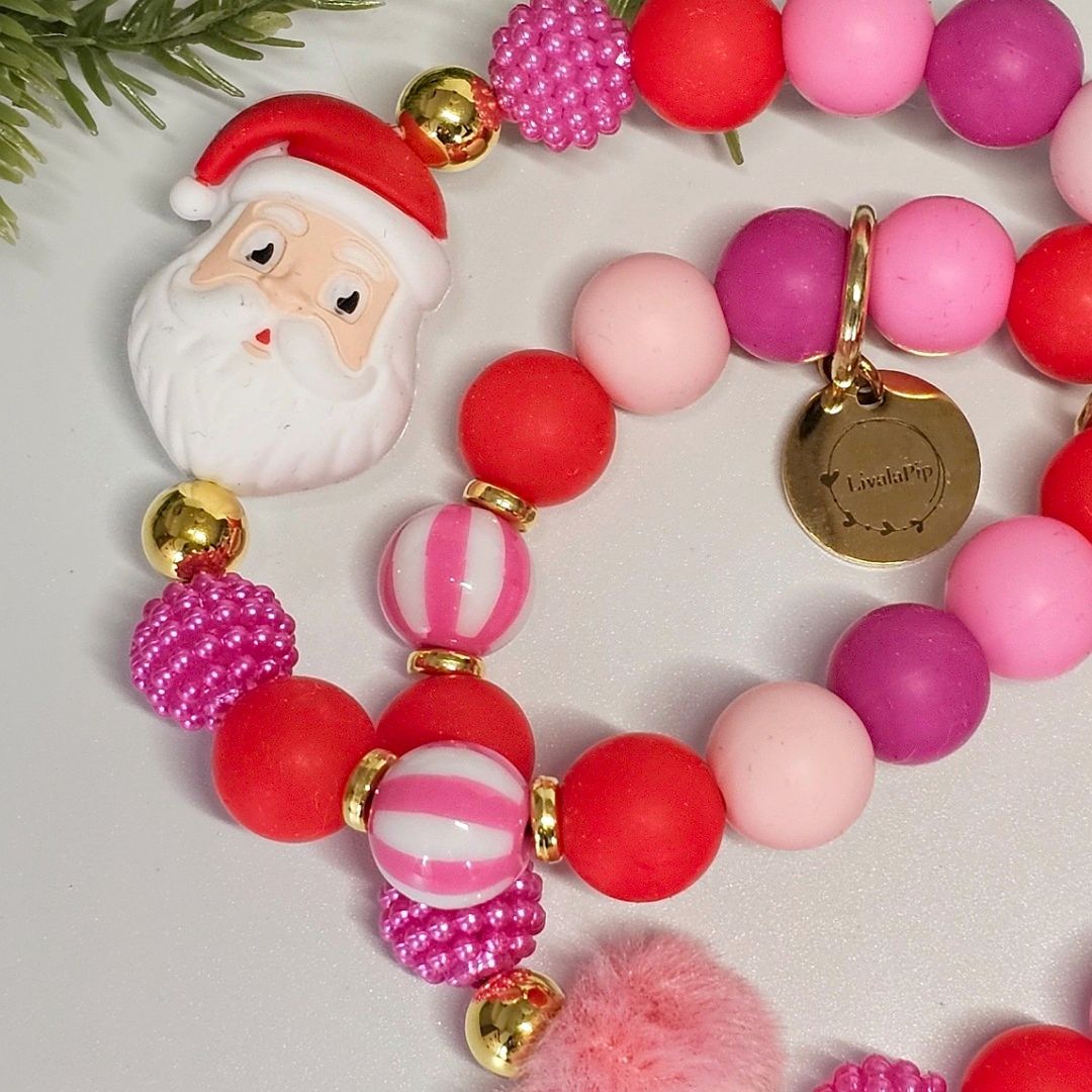 LivalaPip™ - Ketting - Kerst - Disco Santa
