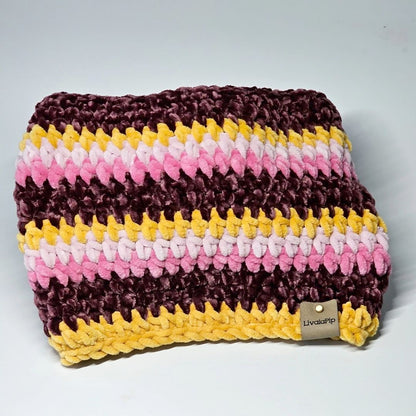 LivalaPip™ - Col sjaal Supersoft - Wildberry Glow