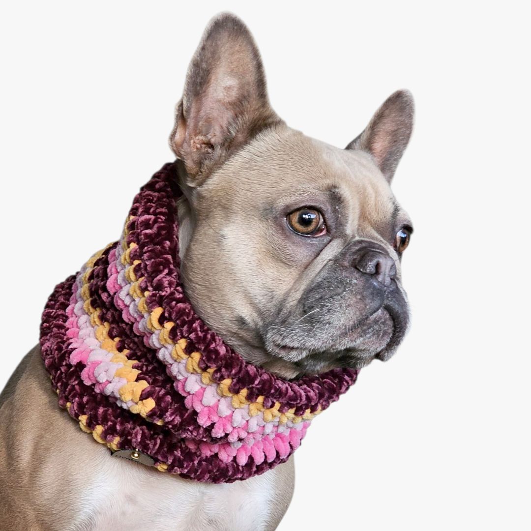 LivalaPip™ - Col sjaal Supersoft - Wildberry Glow