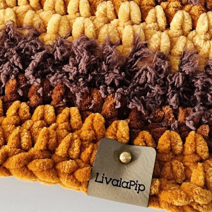 LivalaPip™ - Col sjaal Supersoft - Sunny Bloom