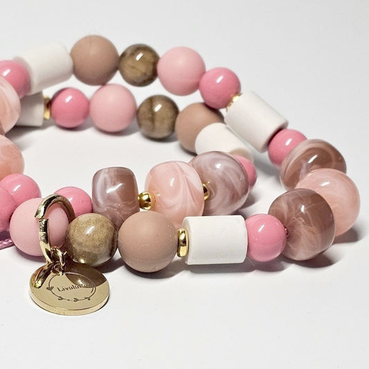 LivalaPip™ - Anti-tekenketting - Boho Blushwood