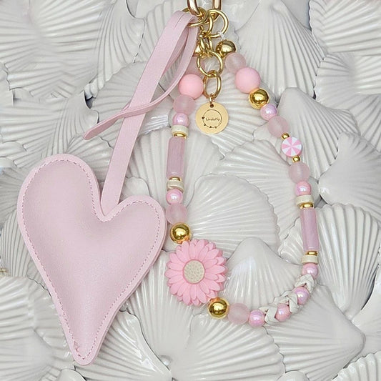 Liva.Jewelz ™ - Tas/Sleutel Hanger - Pink Heart