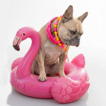LivalaPip™ - Bandana Ketting - Flamingo Floatie