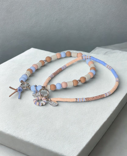 LivalaPip™ - Anti-tekenketting - Peach Blue