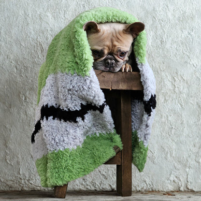 LivalaPip™ - Deken - Fluffy Mint Storm