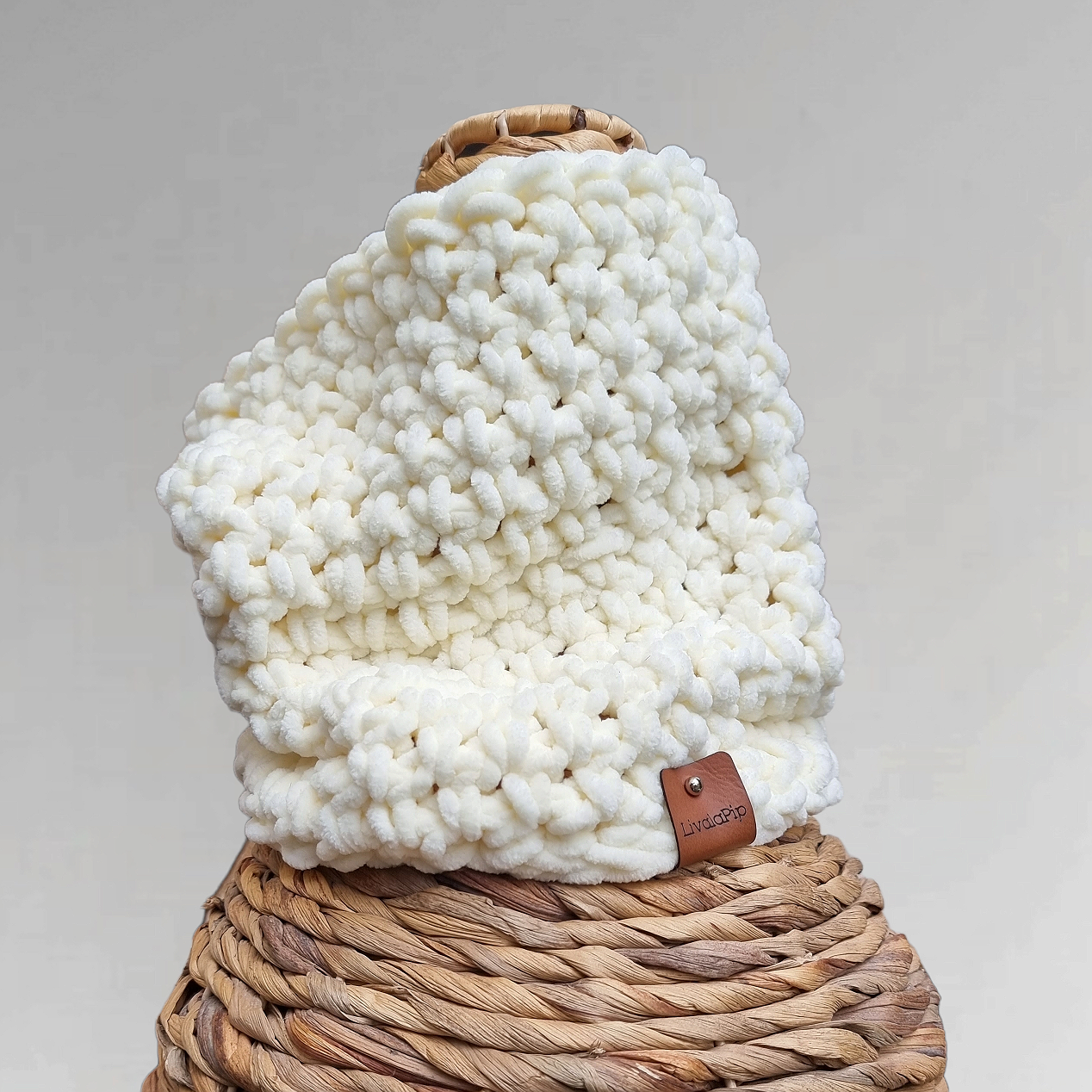 LivalaPip™ - Col sjaal Supersoft - Off white