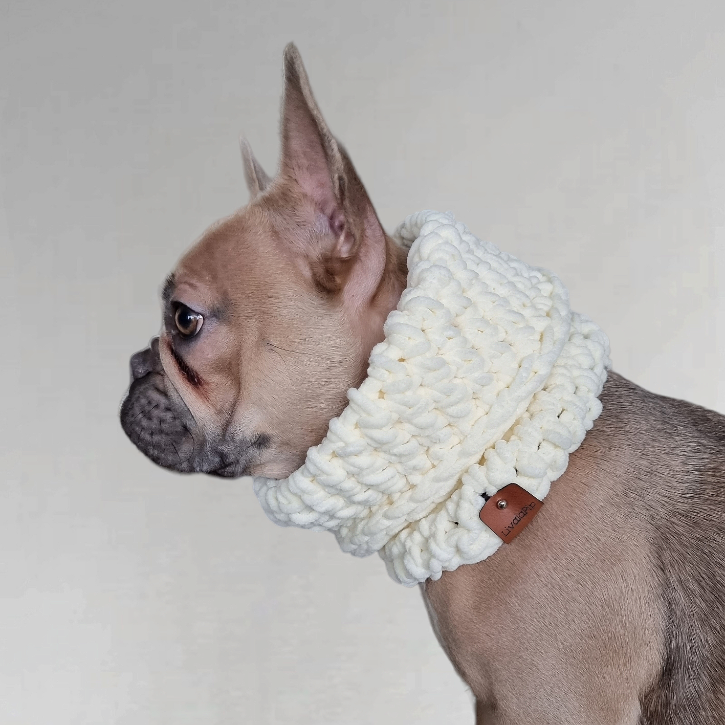 LivalaPip™ - Col sjaal Supersoft - Off white