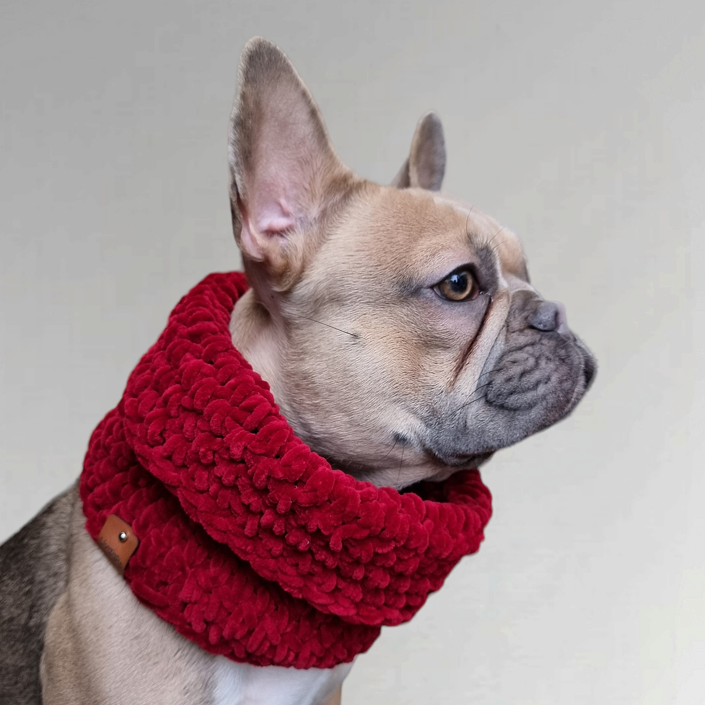 LivalaPip™ - Col sjaal Supersoft - Warm rood