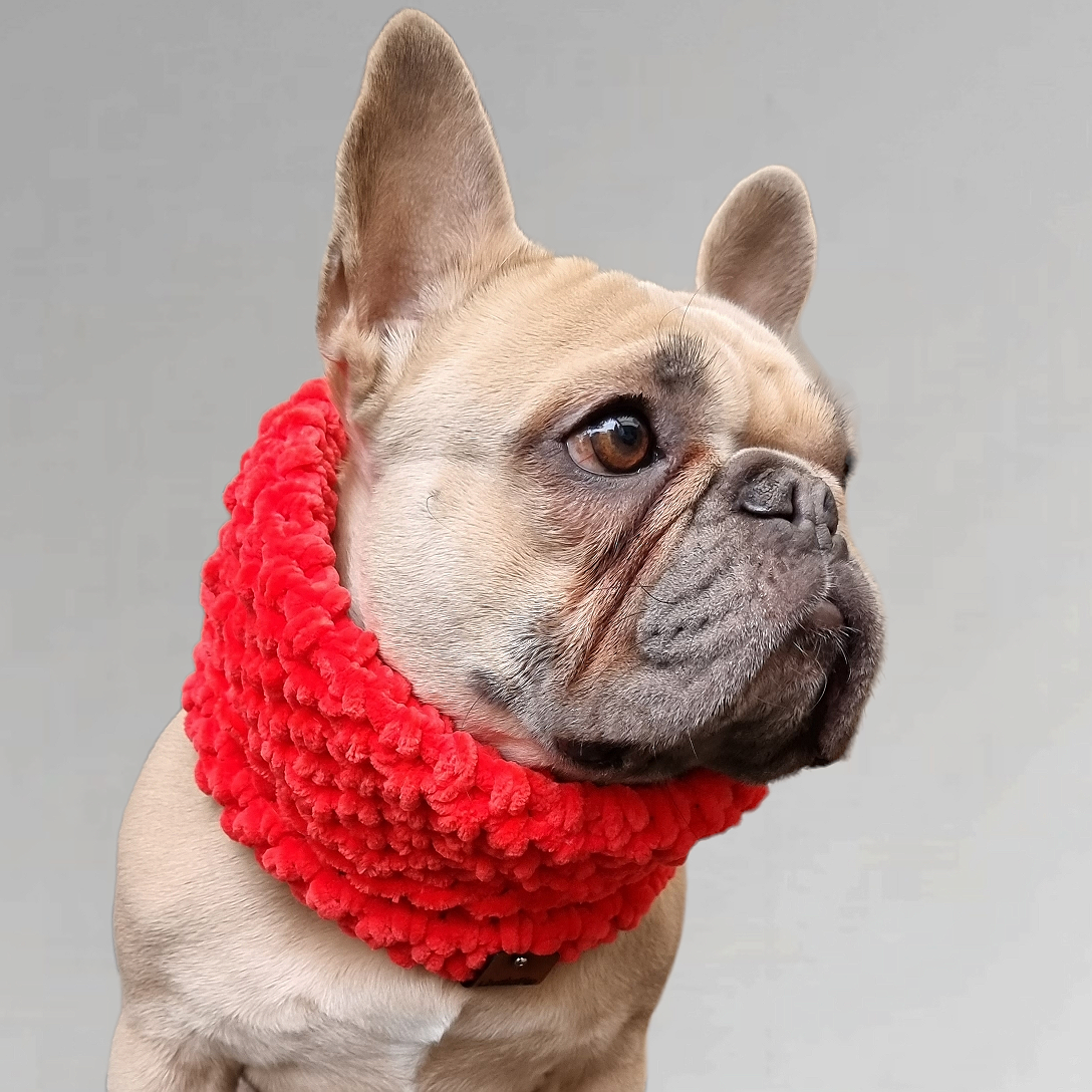 LivalaPip™ - Turtleneck scarf Supersoft - Red
